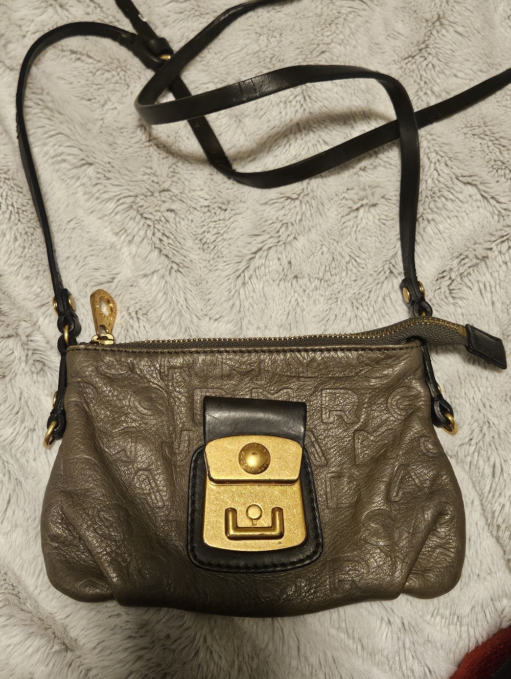 Marc by Marc Jacobs Olive Crossbody with Gold